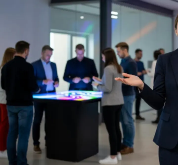 Usměvavý event manažer Moravika připravující společenský event
